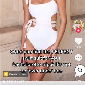 Divino Seas Medici Ivory swimsuit medium